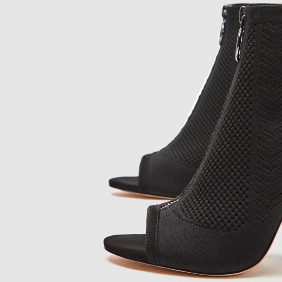 Zara fabric high heel sandals - Picture 5 of 8